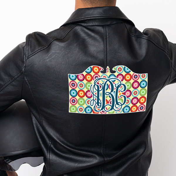 Retro Circles Custom Shape Iron On Patches - XXXL - APPROVAL