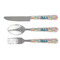 Retro Circles Cutlery Set (Personalized)