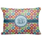 Retro Circles Decorative Baby Pillowcase - 16"x12" (Personalized)