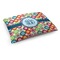 Retro Circles Dog Bed - Medium w/ Monogram