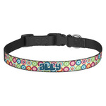 Retro Circles Dog Collar - Medium (Personalized)