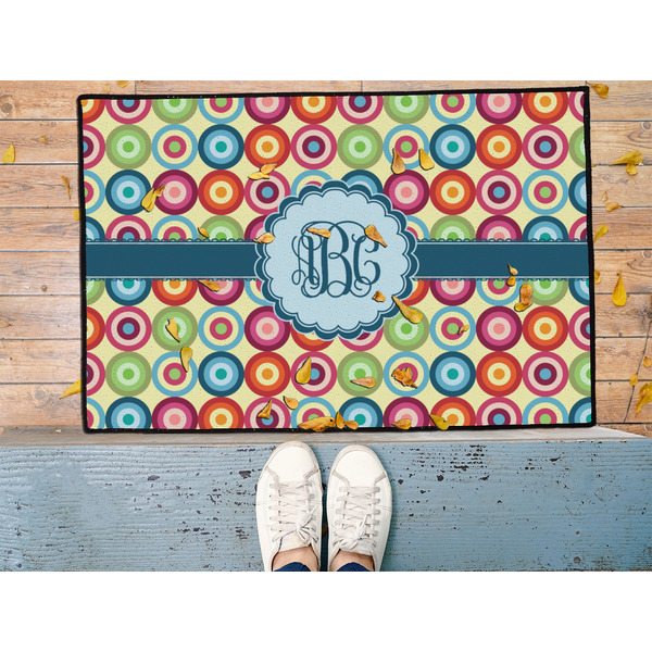 Retro Circles Door Mat - LIFESTYLE (Med)