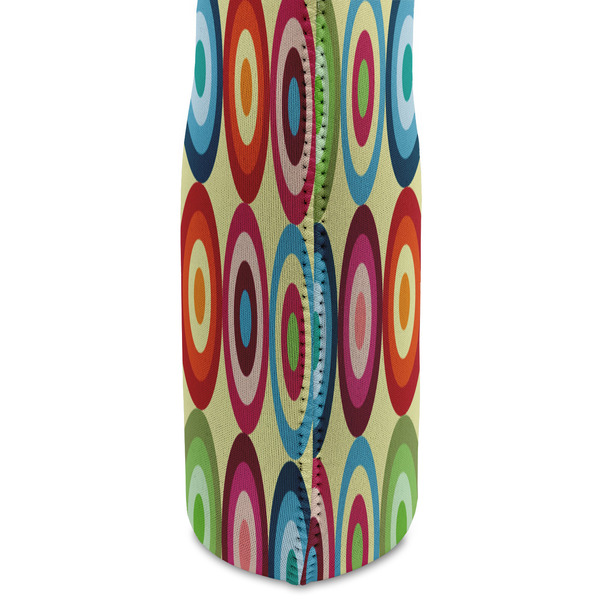 Retro Circles Double Wine Tote - DETAIL 2 (new)