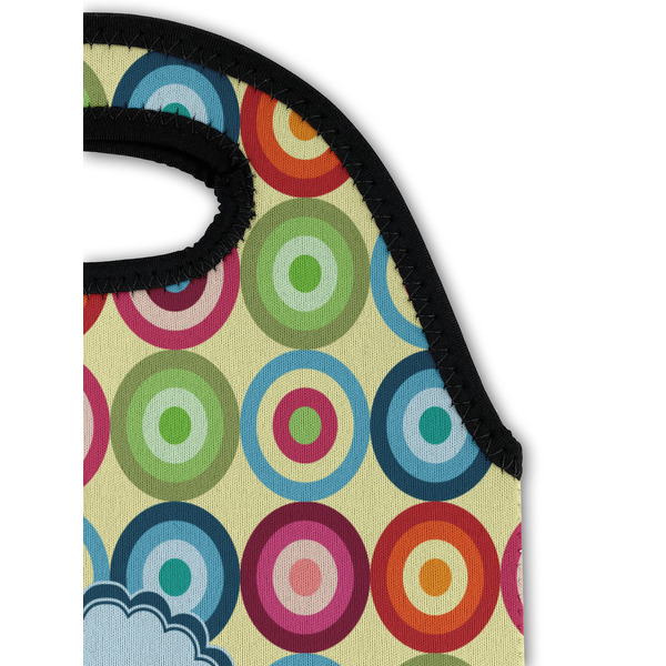 Retro Circles Double Wine Tote - Detail 1 (new)
