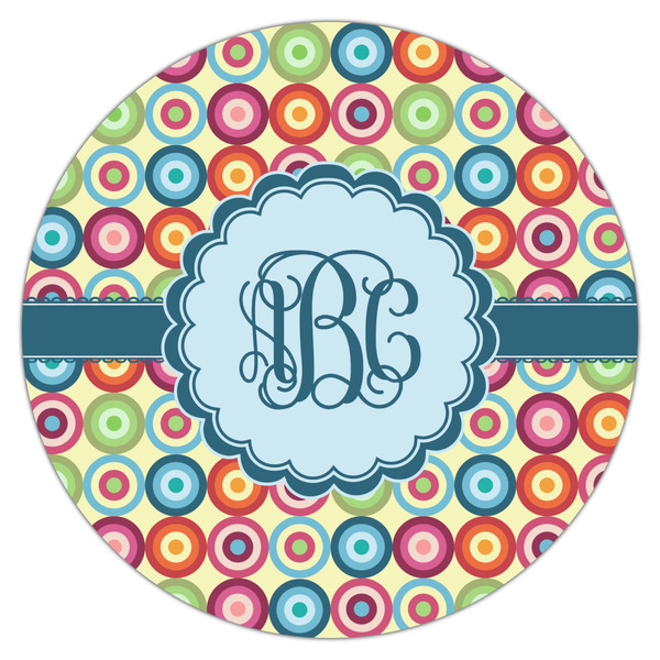 Retro Circles Drink Topper - XLarge - Single