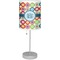 Retro Circles Drum Lampshade with base included