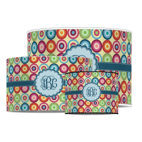 Retro Circles Drum Lampshades - MAIN
