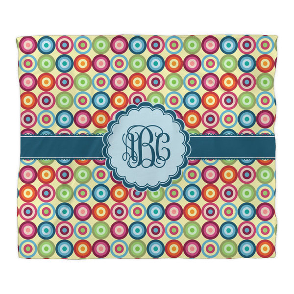 Retro Circles Duvet Cover - King - Front