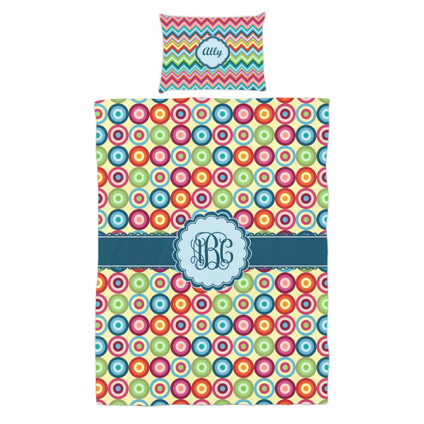 Retro Circles Duvet Cover Set - Twin - Alt Approval