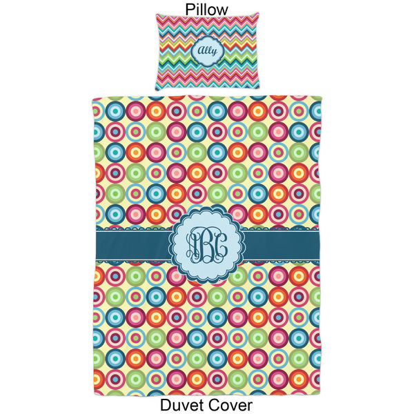 Retro Circles Duvet Cover Set - Twin - Approval