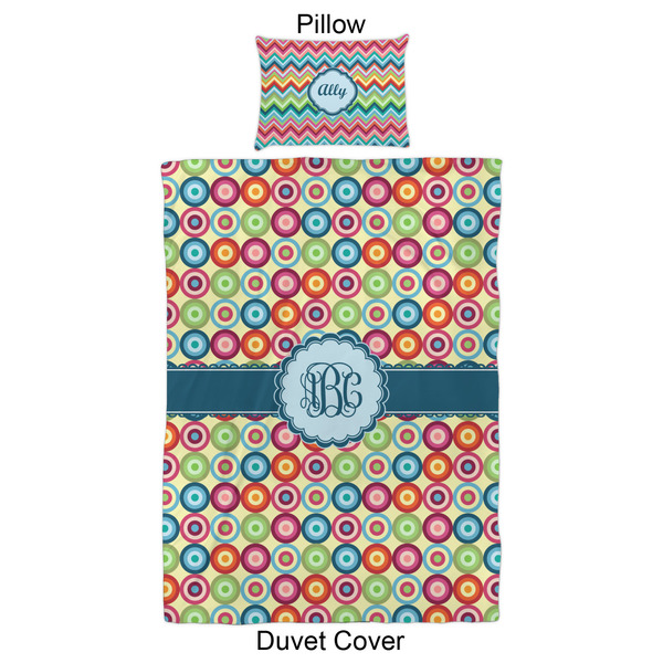 Retro Circles Duvet Cover Set - Twin XL - Approval