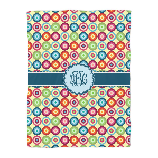 Retro Circles Duvet Cover - Twin - Front