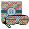 Retro Circles Eyeglass Case & Cloth (Personalized)
