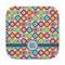 Retro Circles Face Cloth-Rounded Corners