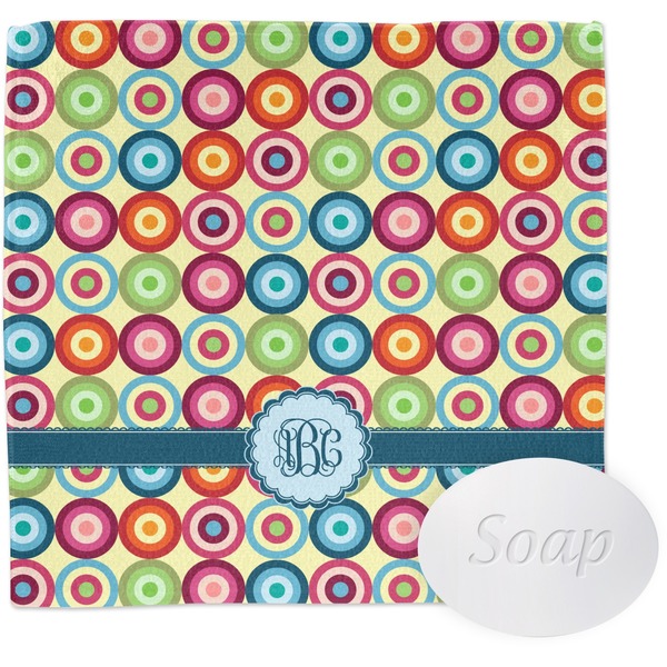Custom Retro Circles Washcloth (Personalized)