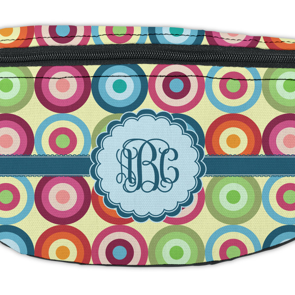 Retro Circles Fanny Pack - Closeup