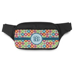 Retro Circles Fanny Pack - Modern Style (Personalized)