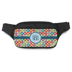 Retro Circles Fanny Pack - Modern Style (Personalized)