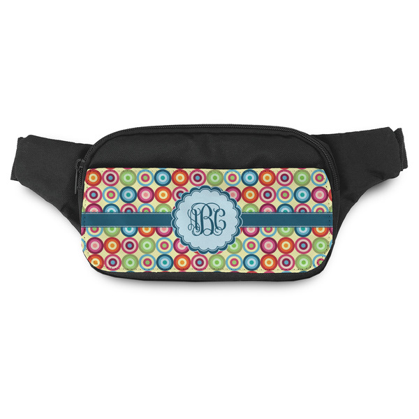 Custom Retro Circles Fanny Pack - Modern Style (Personalized)