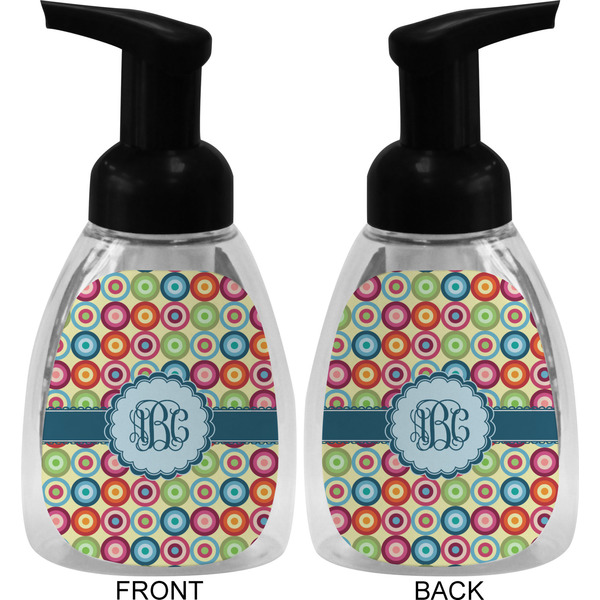 Retro Circles Foam Soap Bottle (Front & Back)