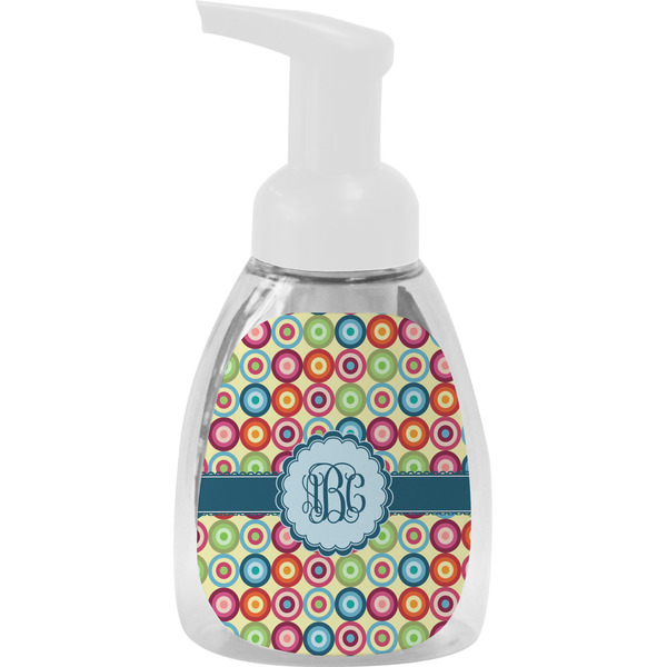 Custom Retro Circles Foam Soap Bottle (Personalized)
