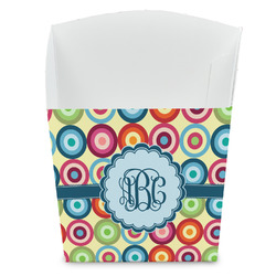 Retro Circles French Fry Favor Boxes (Personalized)