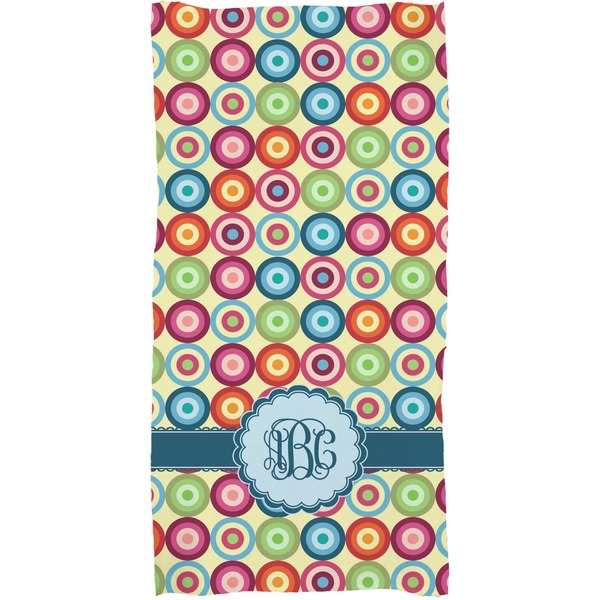 Retro Circles Full Sized Bath Towel - Apvl