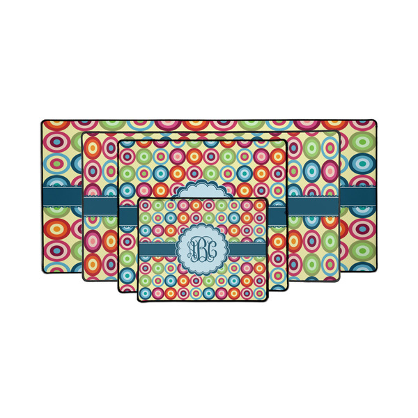 Retro Circles Gaming Mats - PARENT/MAIN