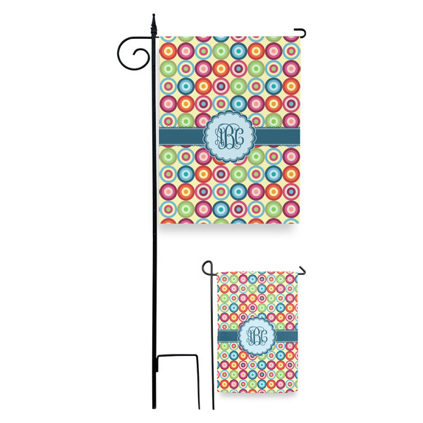 Retro Circles Garden Flag - PARENT/MAIN