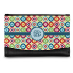 Retro Circles Genuine Leather Women's Wallet - Small (Personalized)