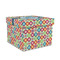 Retro Circles Gift Boxes with Lid - Canvas Wrapped - Medium - Front/Main