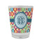 Retro Circles Glass Shot Glass - 1.5 oz - Set of 4 (Personalized)