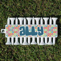 Retro Circles Golf Tees & Ball Markers Set (Personalized)