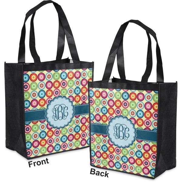 Retro Circles Grocery Bag - Apvl
