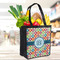 Retro Circles Grocery Bag - LIFESTYLE