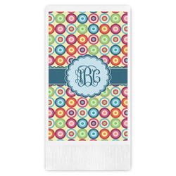 Retro Circles Guest Towels - Full Color (Personalized)