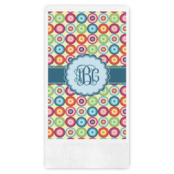 Retro Circles Guest Paper Towels - Full Color (Personalized)