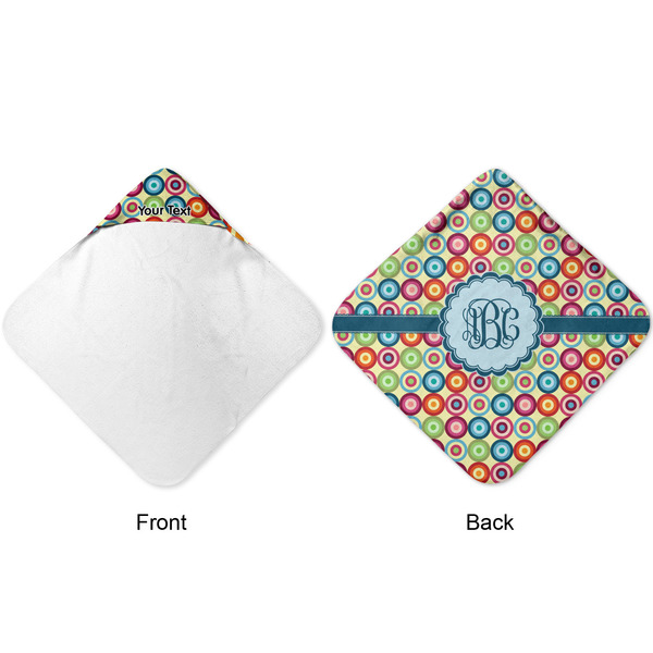 Retro Circles Hooded Baby Towel- Approval