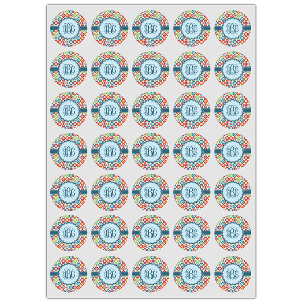 Retro Circles Icing Circle - XSmall - Set of 35