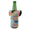 Retro Circles Jersey Bottle Cooler - ANGLE (on bottle)