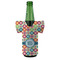 Retro Circles Jersey Bottle Cooler - FRONT (on bottle)