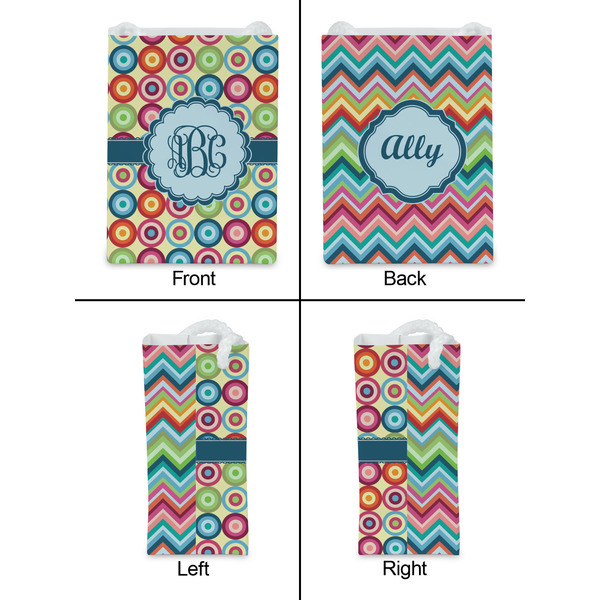 Retro Circles Jewelry Gift Bag - Matte - Approval