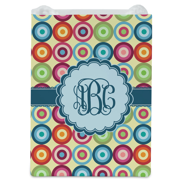 Retro Circles Jewelry Gift Bag - Matte - Front