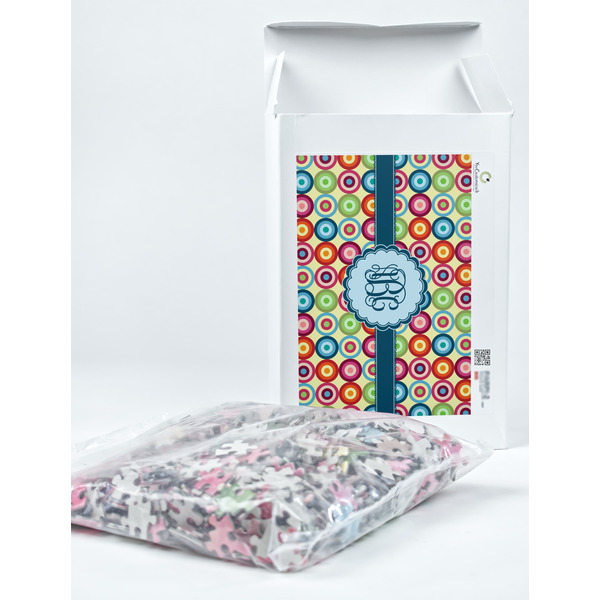 Retro Circles Jigsaw Puzzle 1014 Piece - Box