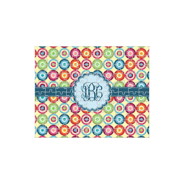Custom Retro Circles 110 pc Jigsaw Puzzle (Personalized)