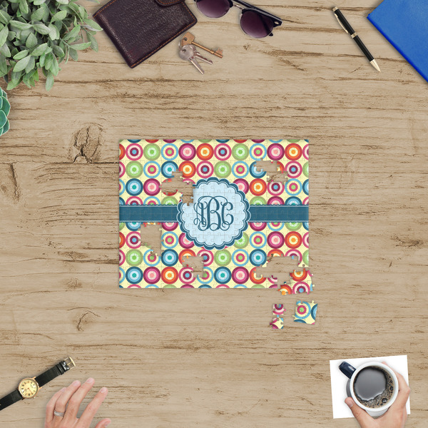 Retro Circles Jigsaw Puzzle 252 Piece - In Context