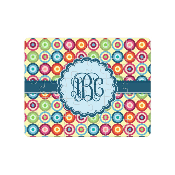 Custom Retro Circles Jigsaw Puzzles (Personalized)