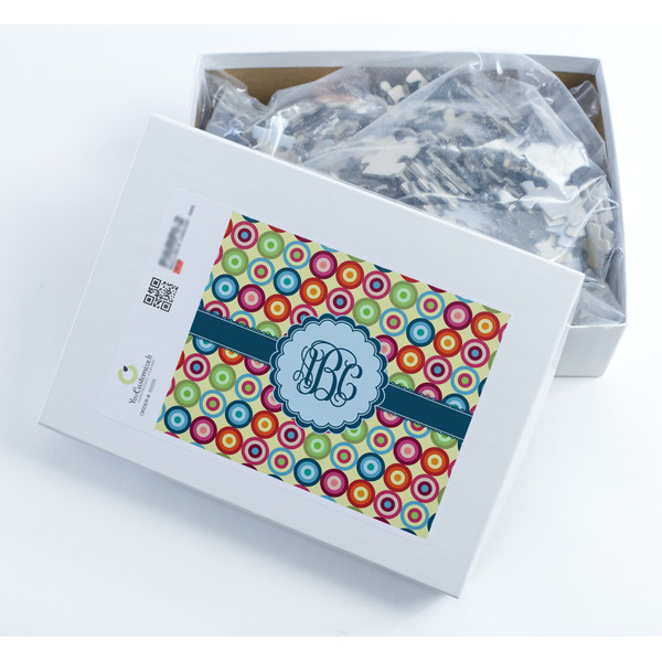 Retro Circles Jigsaw Puzzle 500 Piece - Box