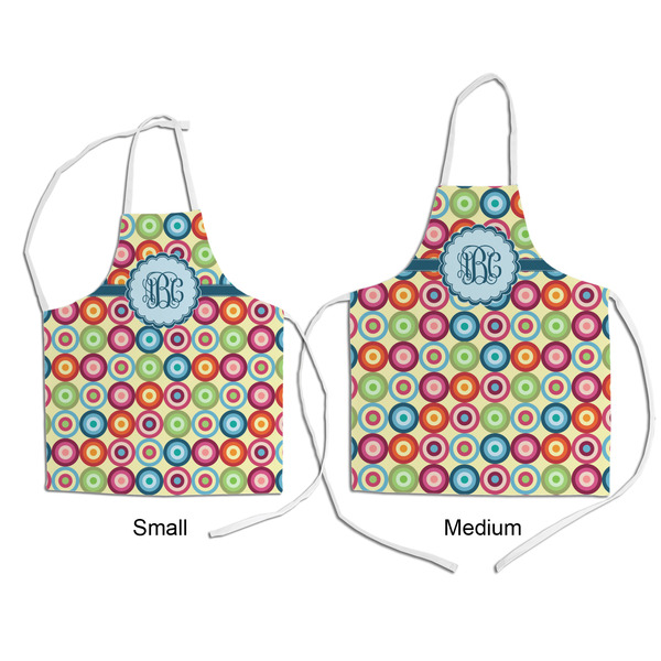 Retro Circles Kid's Aprons - Comparison