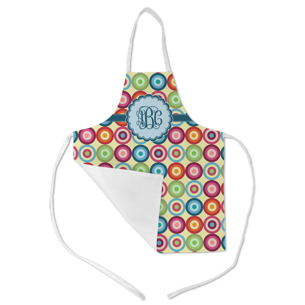 Retro Circles Kid's Aprons - Medium - Main (med/lrg)
